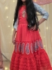 Picture of Pink long frock with coat (Age - 10 to 15 y)