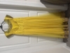 Picture of Yellow netted Long frock