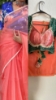 Picture of Organza saree with 2 Blouses 