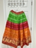 Picture of Designer pure Ikkat Kanchi pattu lehanga with maggam work blouse