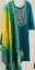 Picture of Peacock  blue Dress with Gajji silk duppatta