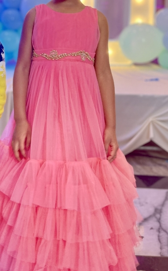 Picture of Baby pink Party Dress 5 -6y