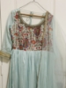 Picture of Aqua colour Designer dress