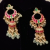 Picture of Classy & Traditional Real Kundan Jhumkas