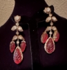 Picture of Moissanite Super trending and classy Ruby Earrings 