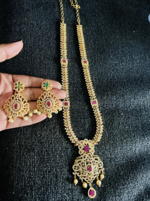Picture of Cz haram and earrings