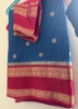 Picture of Classic blue and Pink Fancy Saree