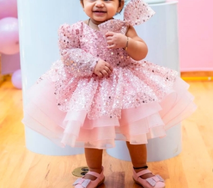 Picture of Sequin Princess Fluffy Mesh Dress 9-15M