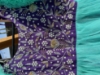 Picture of Blue and purple maggam work frock 4-6y