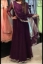 Picture of Designer Plum Anarkali dress