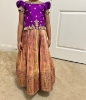 Picture of Beautiful Pattu Langa with maggam work blouse 4-6y