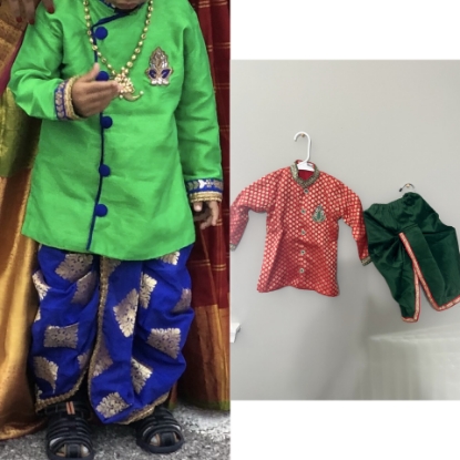 Picture of Swinis Baby Wardrobe Kurta Dhoti sets 1-2y