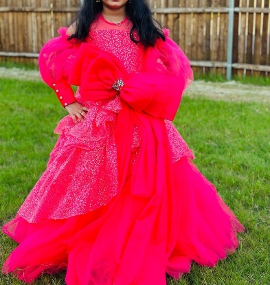 Picture of Little angles premium party wear dress 6-7y