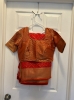 Picture of New Red and Orange fancy saree