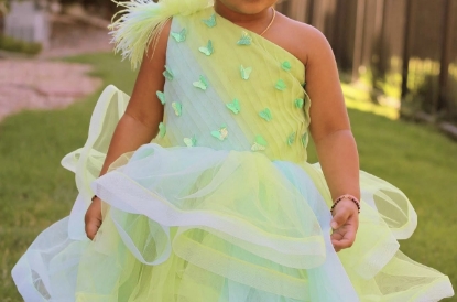 Picture of Little muffet butterfly frock 1-2y🦋