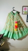 Picture of Green lehenga with ruffle croptop