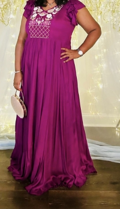 Picture of Heavy flared fancy dress 