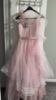 Picture of Baby pink Party wear dress