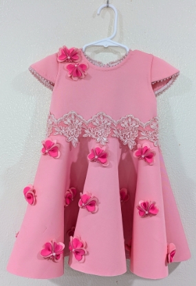 Picture of Designer Pink Frock 2-3y