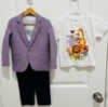 Picture of Light purple sports blazer and tshirt set for boys 2-3y