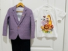Picture of Light purple sports blazer and tshirt set for boys 2-3y