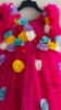 Picture of Never worn Neon Pink Floral themed frock for 2-3y