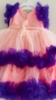 Picture of Swirl Frilled Designer Butterfly themed frock for 1-2y