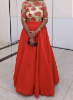 Picture of Beautiful Red croptop with skirt