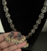 Picture of Victorian moissanite necklace set 