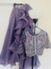 Picture of Violet lehenga with mirror work blouse and can-can