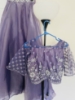 Picture of Violet lehenga with mirror work blouse and can-can