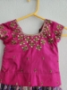 Picture of Pure banaras pattu langa with maggam work blouse 3-5y