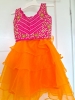 Picture of Maggam work blouse with ruffle lehenga 6 - 15M