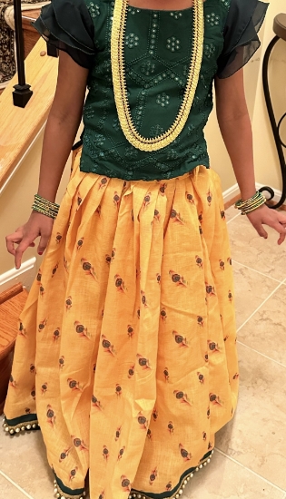 Picture of Custom made Boutique lehanga 6-8y 