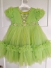 Picture of Knee length Green frock for 6-12 months