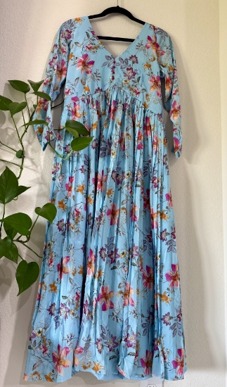 Picture of Pure Georgette Alia cut frock 