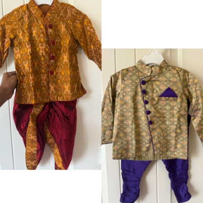 Picture of Ikkath kurta set combo 1-2y