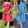 Picture of Pure cotton casual floral dresses combo