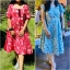 Picture of Pure cotton casual floral dresses combo