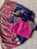 Picture of Blue and pink Kalamkari langa with maggam work blouse 4-6y