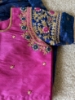 Picture of Blue and pink Kalamkari langa with maggam work blouse 4-6y