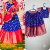 Picture of Girls pattu lehenga with dupatta 6-7y