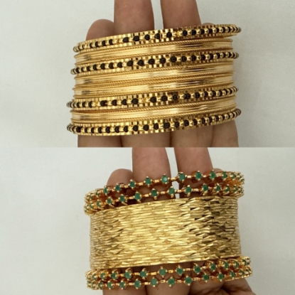 Picture of 4 Bangles Combo size 2.8