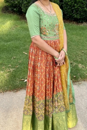 Picture of Patola long dress