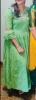 Picture of Mul cotton light green dress with embroidery 