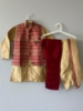 Picture of Never worn Cream & Maroon kurta set 6-7y
