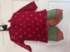 Picture of Red Dhothi and Kurta Set Combo 6M