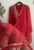 Picture of Brand new silk reddish pink 3 piece suit