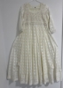 Picture of Pure georgette dress with all over chikankari in kali pattern with duppata
