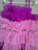Picture of Shaded Ruffled Dress With Attached Fancy Belt 6-7y